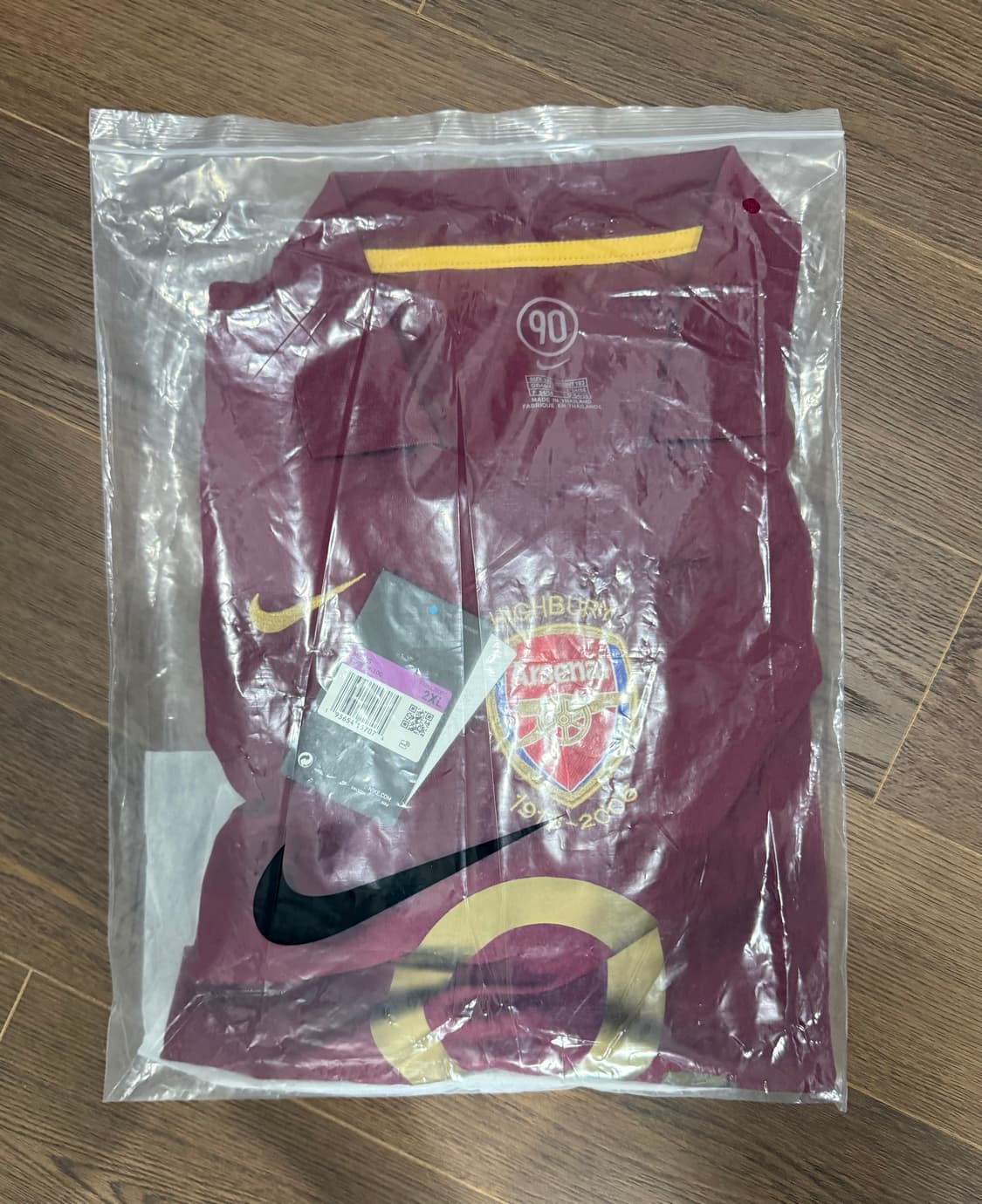 (2XL) 아스날 05-06 유니폼 피레스 챔스 패치 마킹 상품이미지3