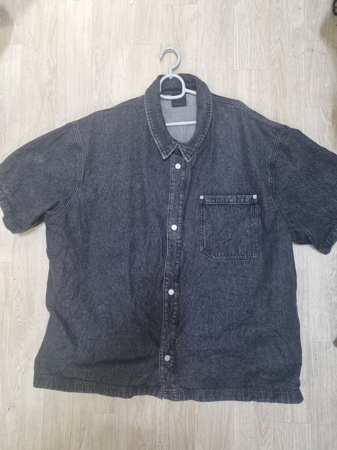 [3XL] 조던 데님 반팔 셔츠 상품이미지1