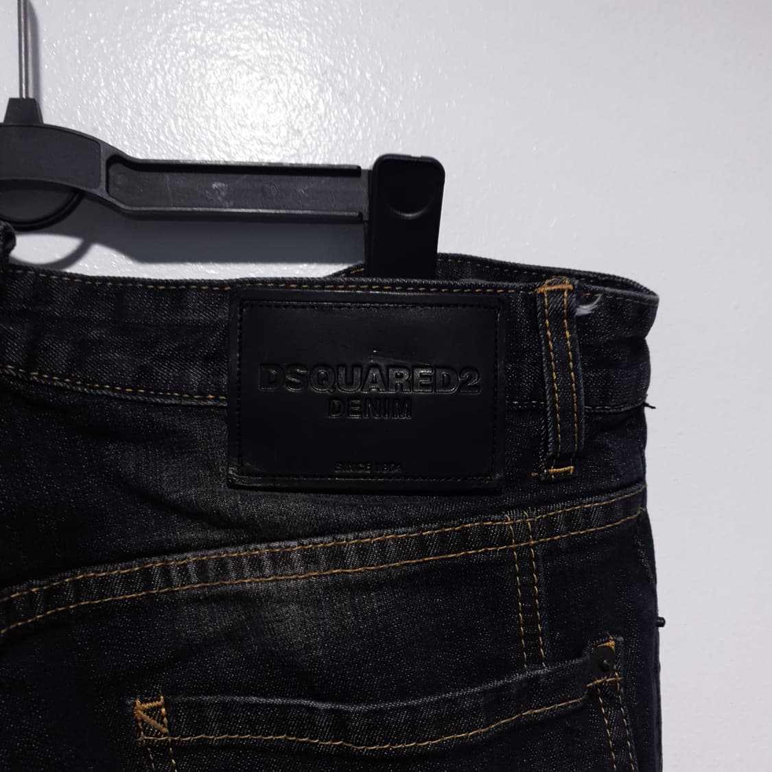 디스퀘어드2 타이디 바이커 흑청 페인팅 데미지 데님 팬츠 청바지 34 상품이미지10
