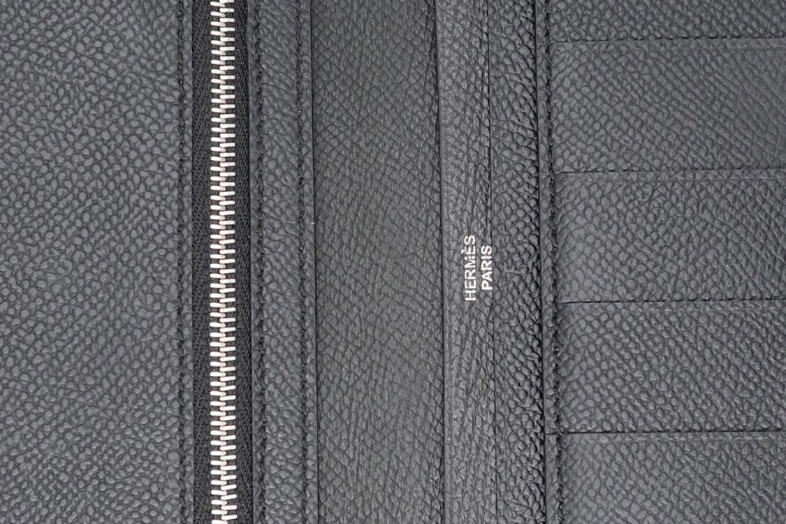 에르메스 베안 소플렛 블랙 앱송 은장 남녀공용 엡송 장지갑 K각인 상품이미지7