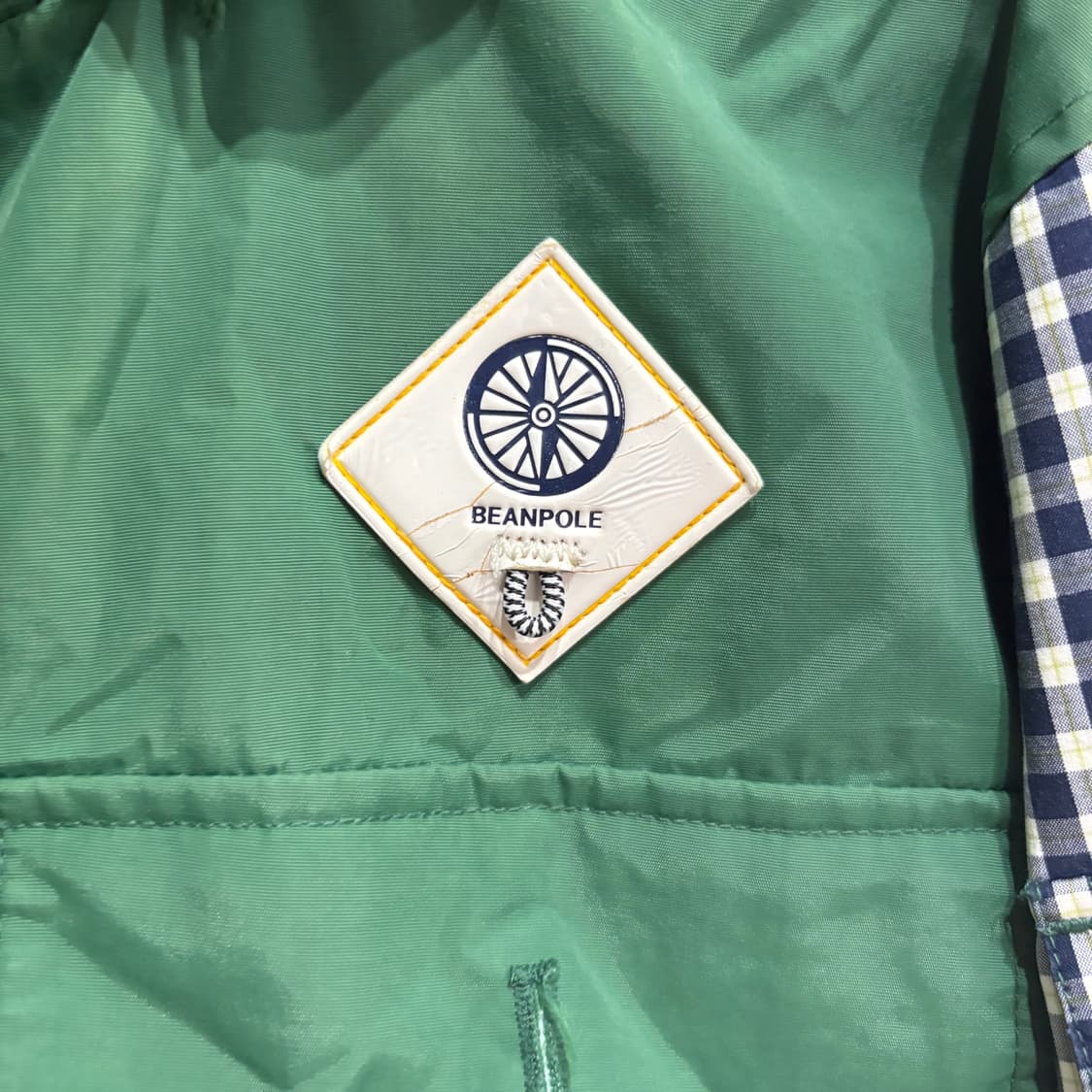 빈폴 아웃도어 체크 배색 후드 자켓 95 상품이미지4