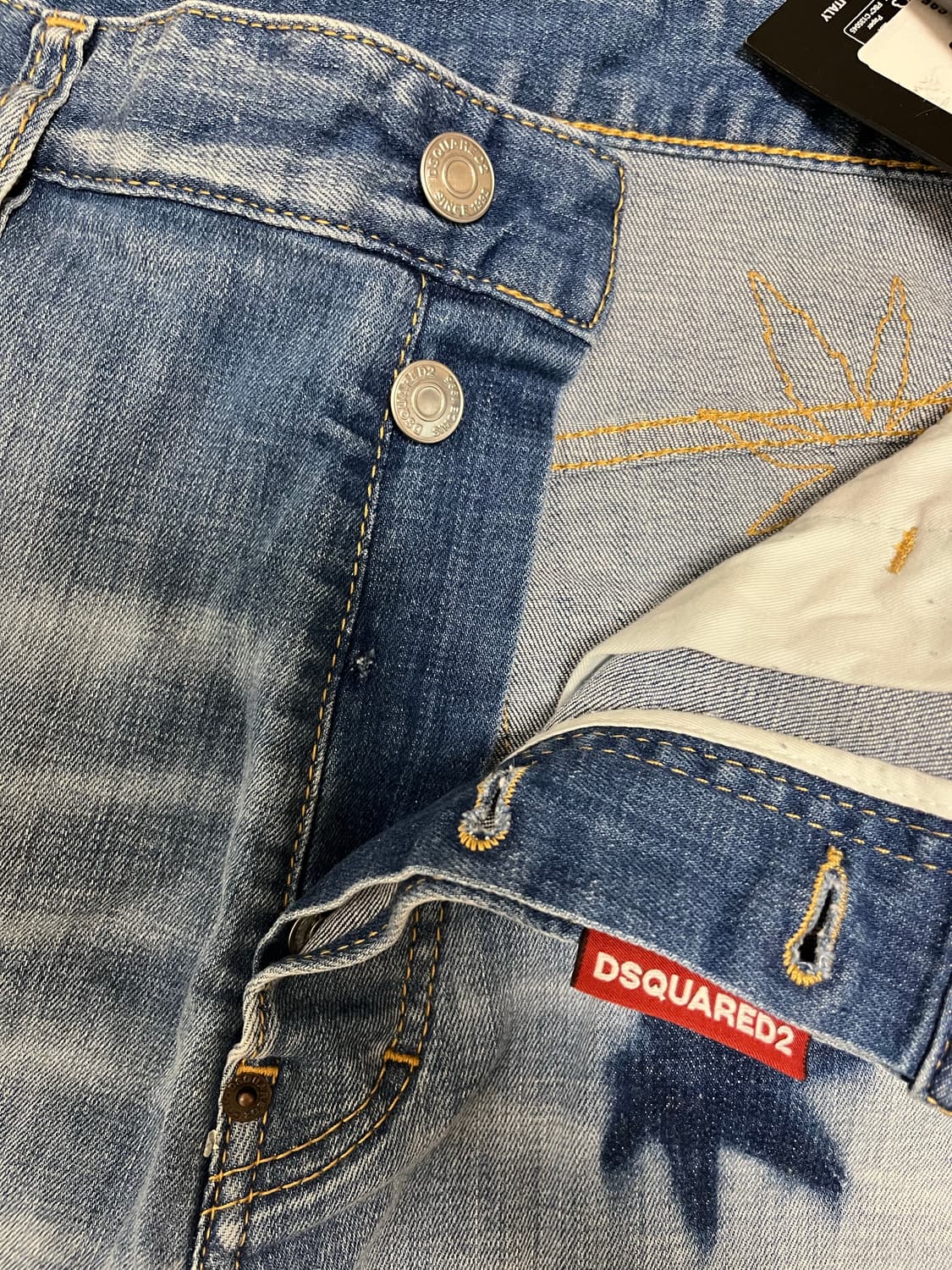 디스퀘어드2 올오버 패치 부츠컷 진 상품이미지10