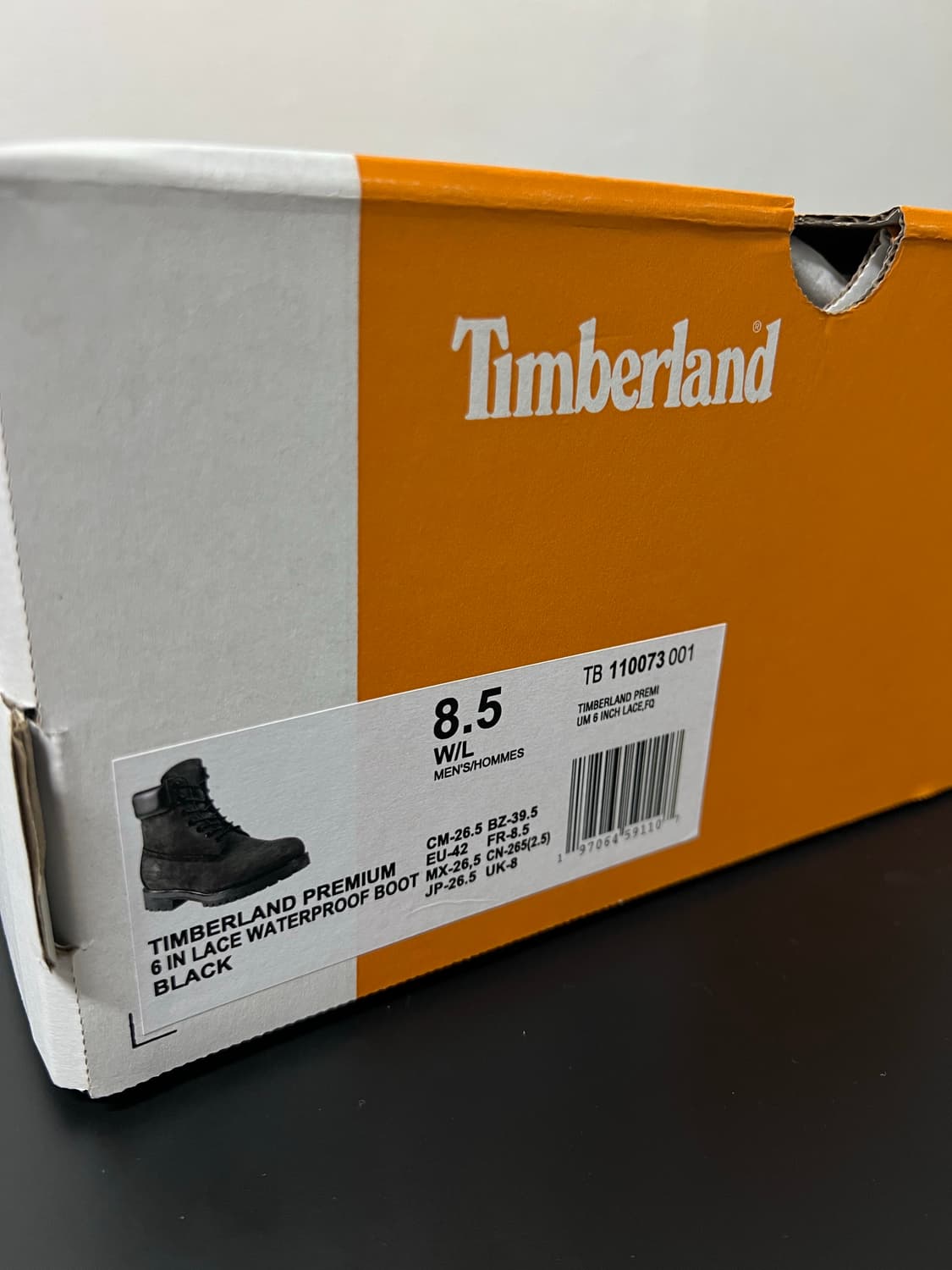 (265) 팀버랜드 6인치 프리미엄 블랙 부츠 상품이미지7
