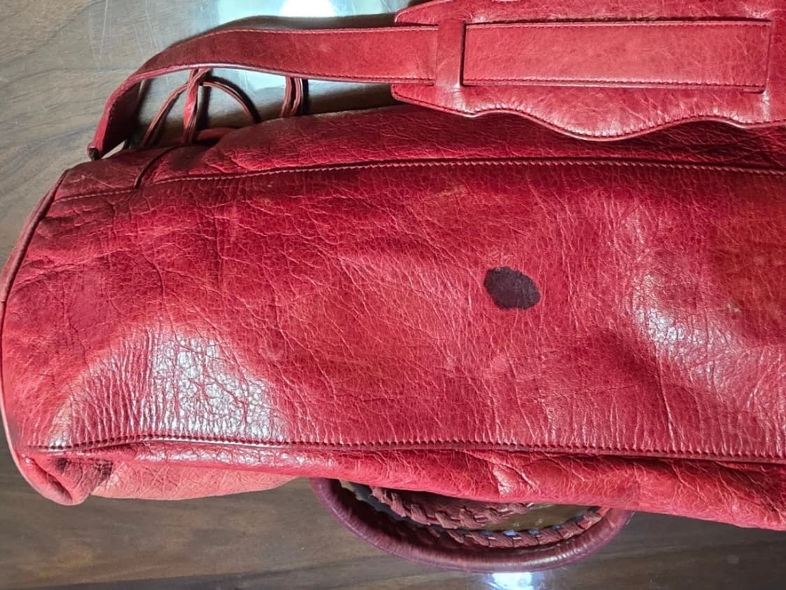 급처)발렌시아가 모터백 레드 상품이미지4