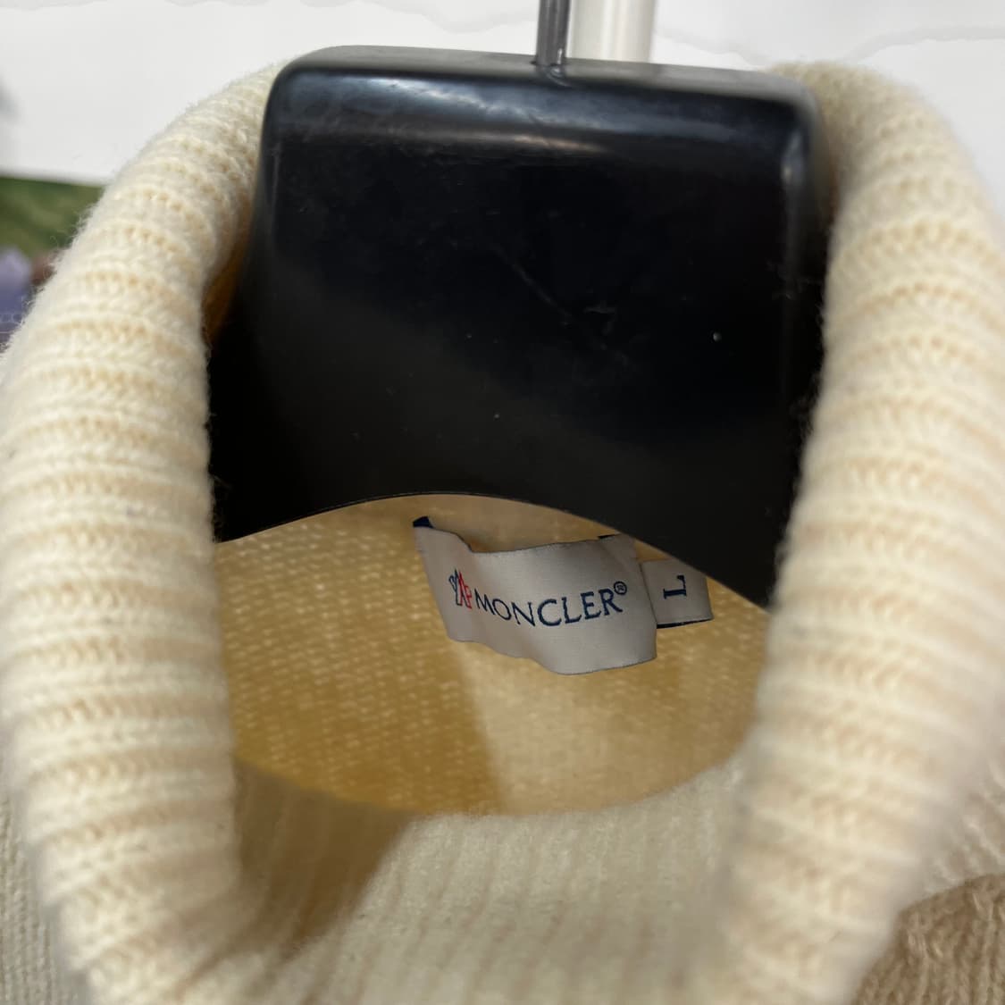 몽클레어 우먼 터틀넥 울니트 L 상품이미지4