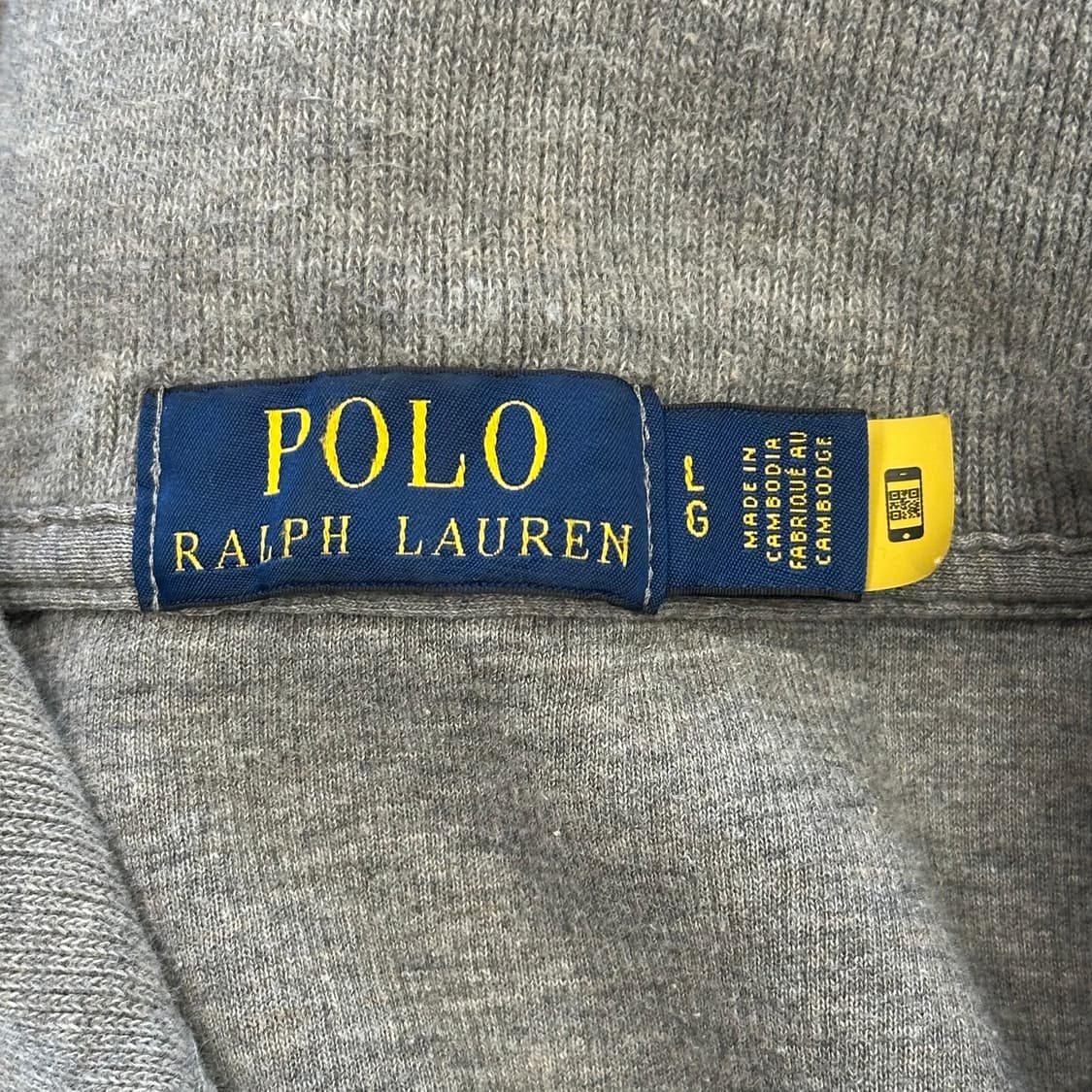 L 폴로랄프로렌 그레이 반집업 니트 상품이미지4