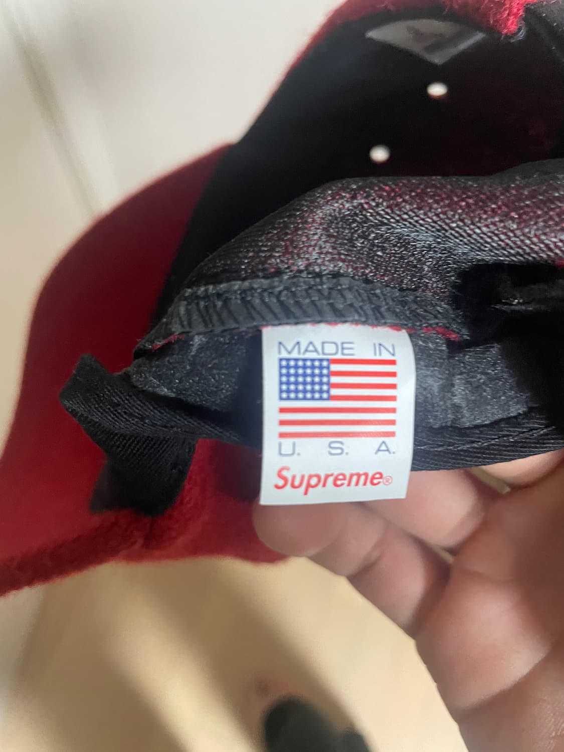 슈프림 트위드 캠프캡 상품이미지3