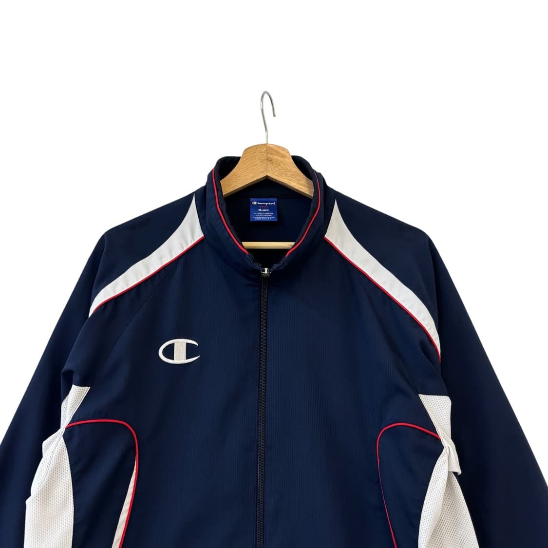 챔피온 더블 로고 바람막이 자켓 네이비 상품이미지2