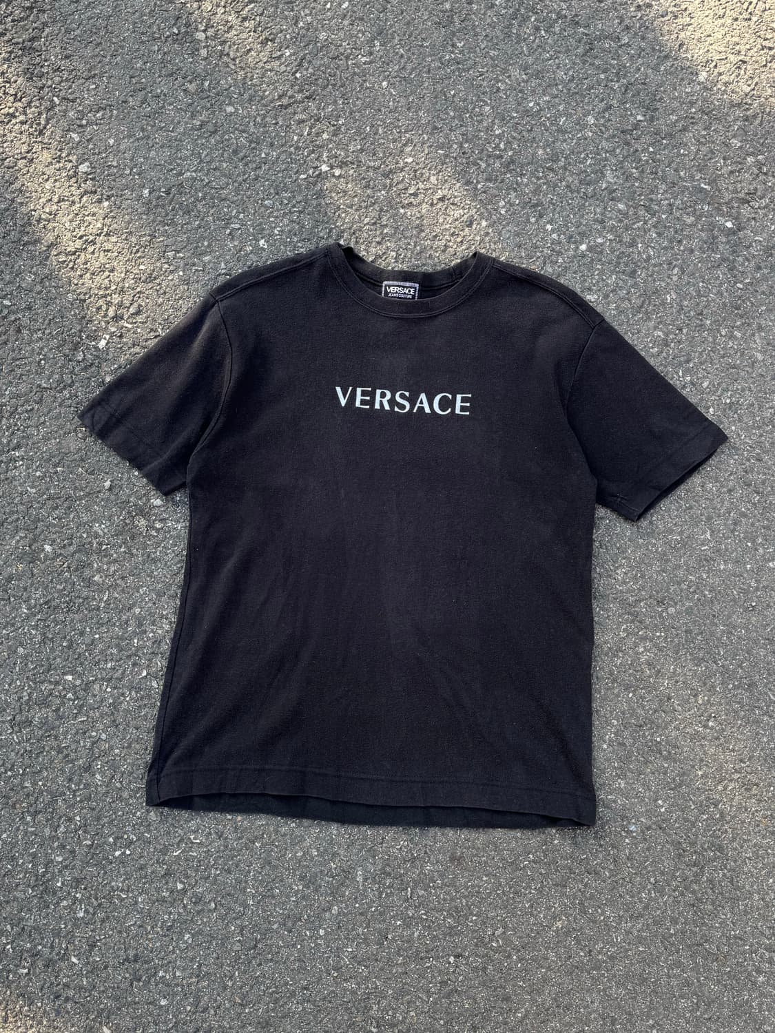 90s 베르사체 스펠아웃 반팔티셔츠  상품이미지1