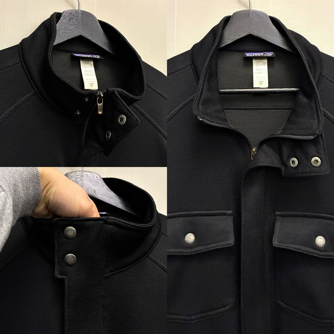 (XXL)파타고니아 유틸리티 6포켓 풀집업 필드자켓 블랙 상품이미지3