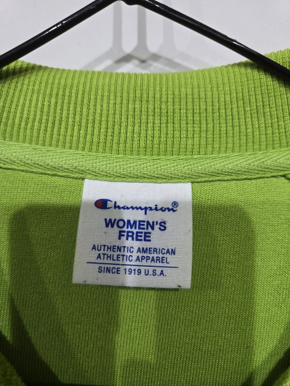 챔피온 챔프스 그린 벨벳 집업 자켓 상품이미지5