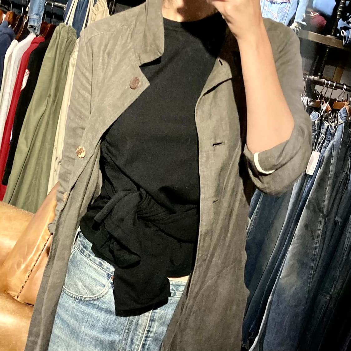 꼼데가르송 리본 롱슬리브 긴팔티 s 상품이미지1