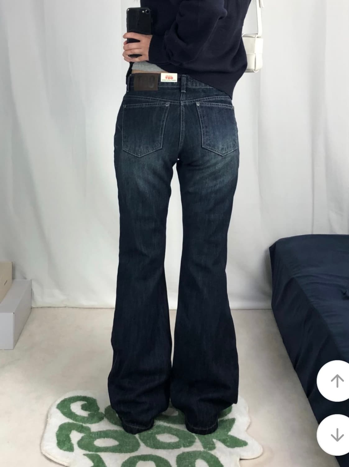 유데모닉 ootj 제나 로우 부츠컷 데님팬츠 상품이미지6