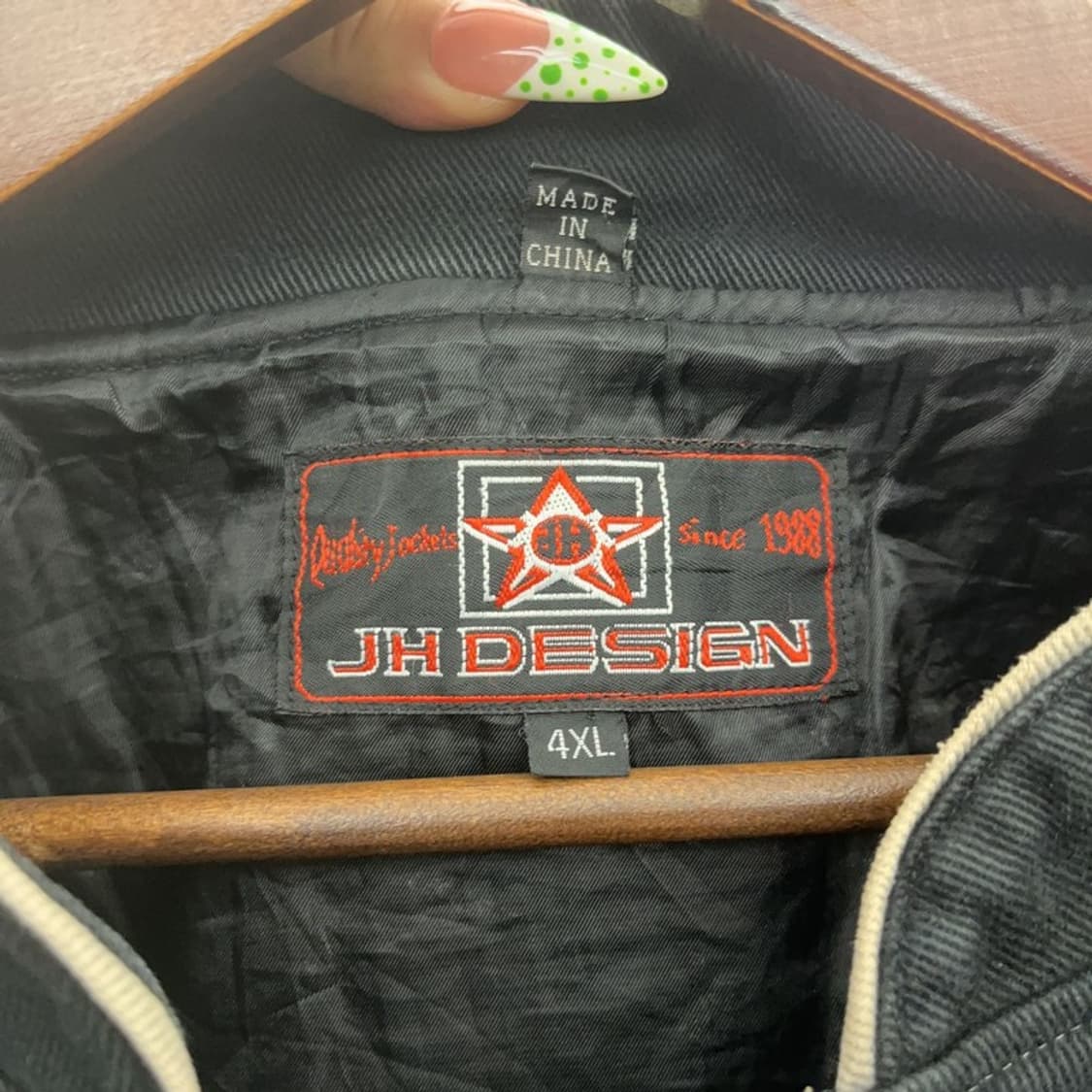 JH 디자인 제프해밀턴 머스탱 빅사이즈 레이싱 자켓 4XL C09039 상품이미지5