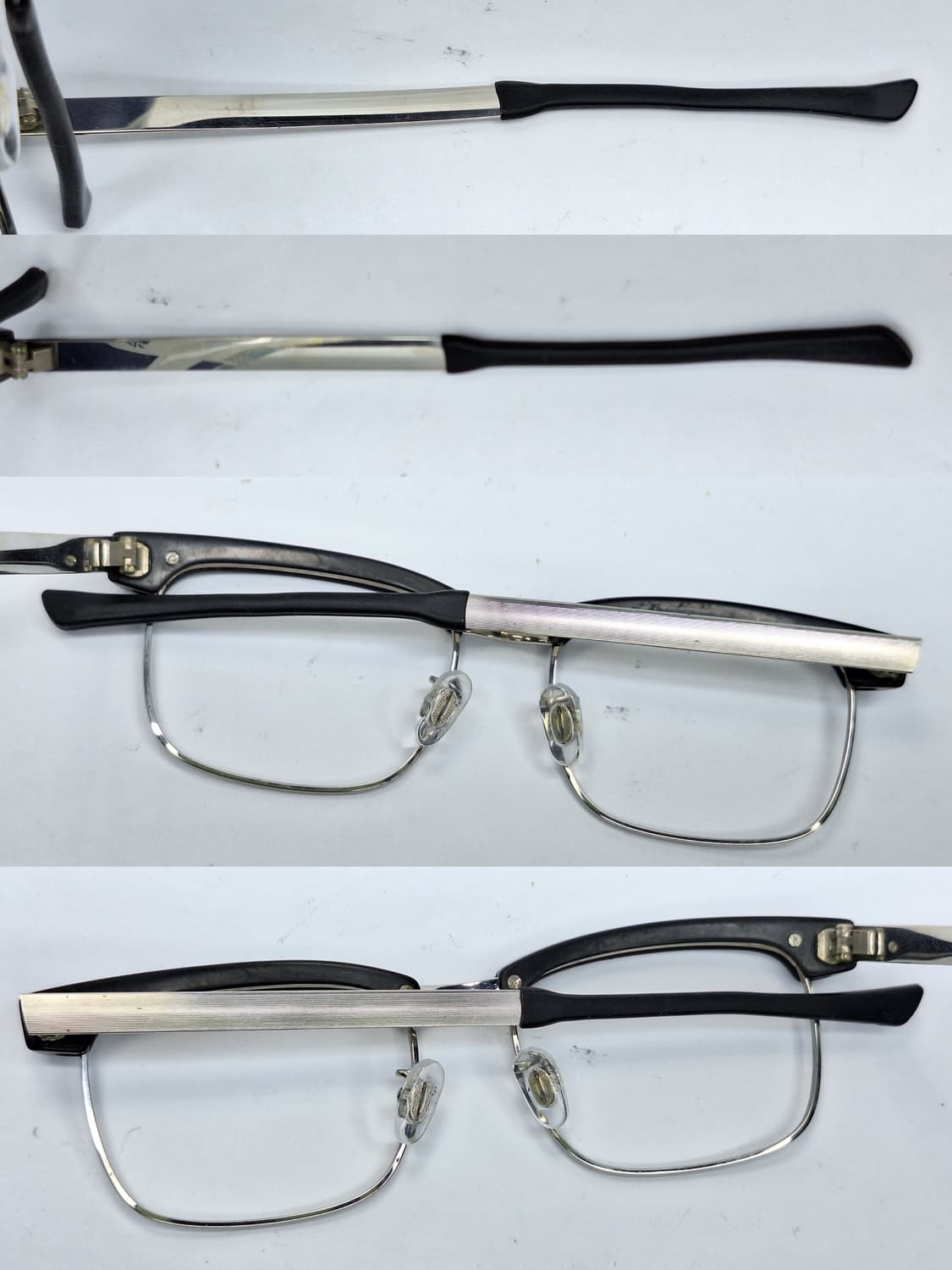 70s 빈티지 일본 수제 하금테 52-69 SPM 선플래티늄 안경테/레트 상품이미지9
