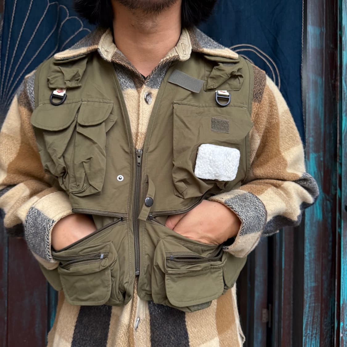 A.Blue Garments 피싱 베스트 L 상품이미지7