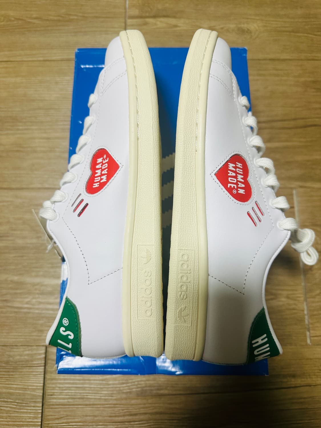 [255] 아디다스 x 휴먼 메이드 스탠 스미스 화이트 그린 상품이미지2