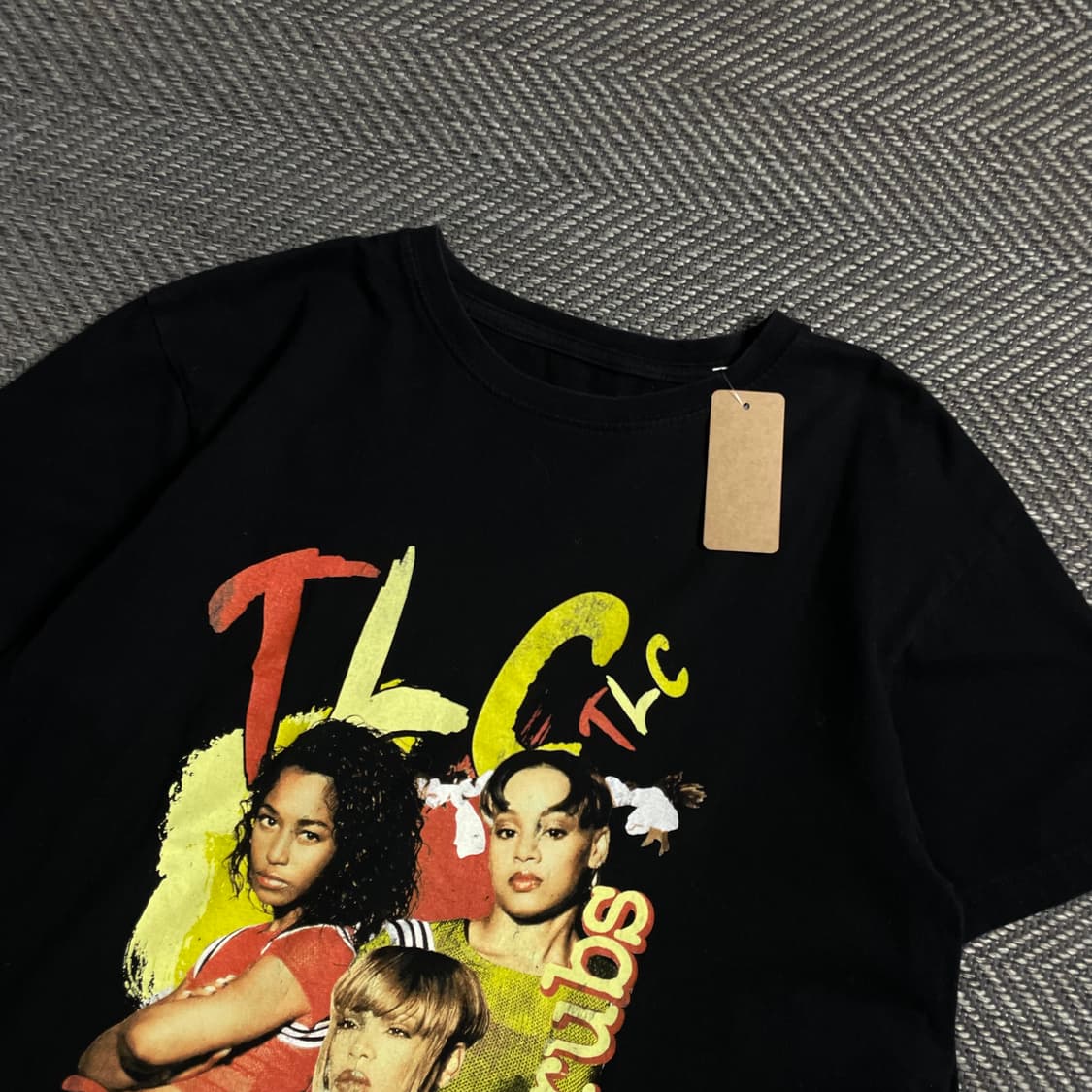 USA 빈티지 TLC 힙합 프린팅 반팔 티셔츠o 4730 상품이미지3