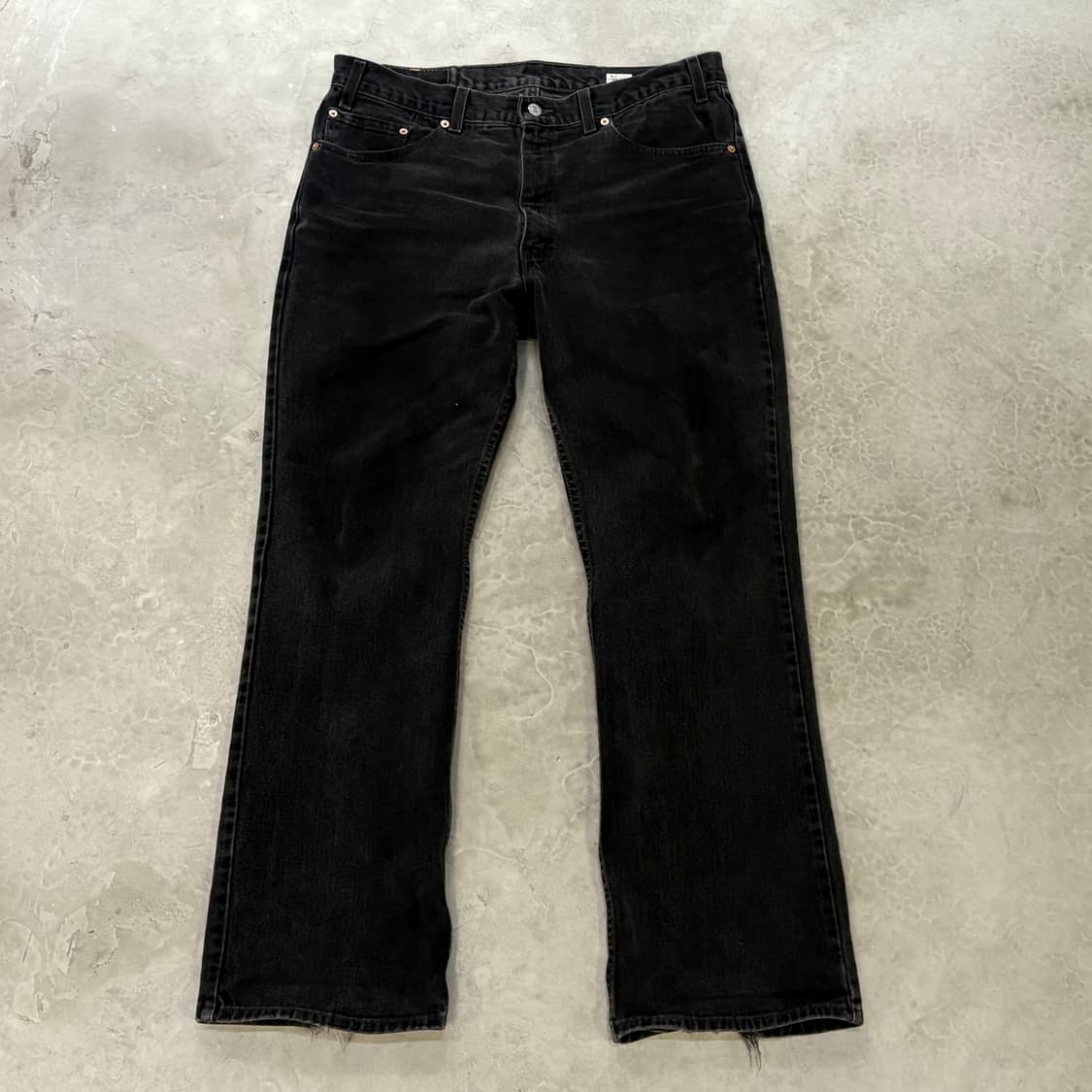 [38/32] USA🇺🇸 리바이스 517 레드탭 데님 흑청 블랙 상품이미지1