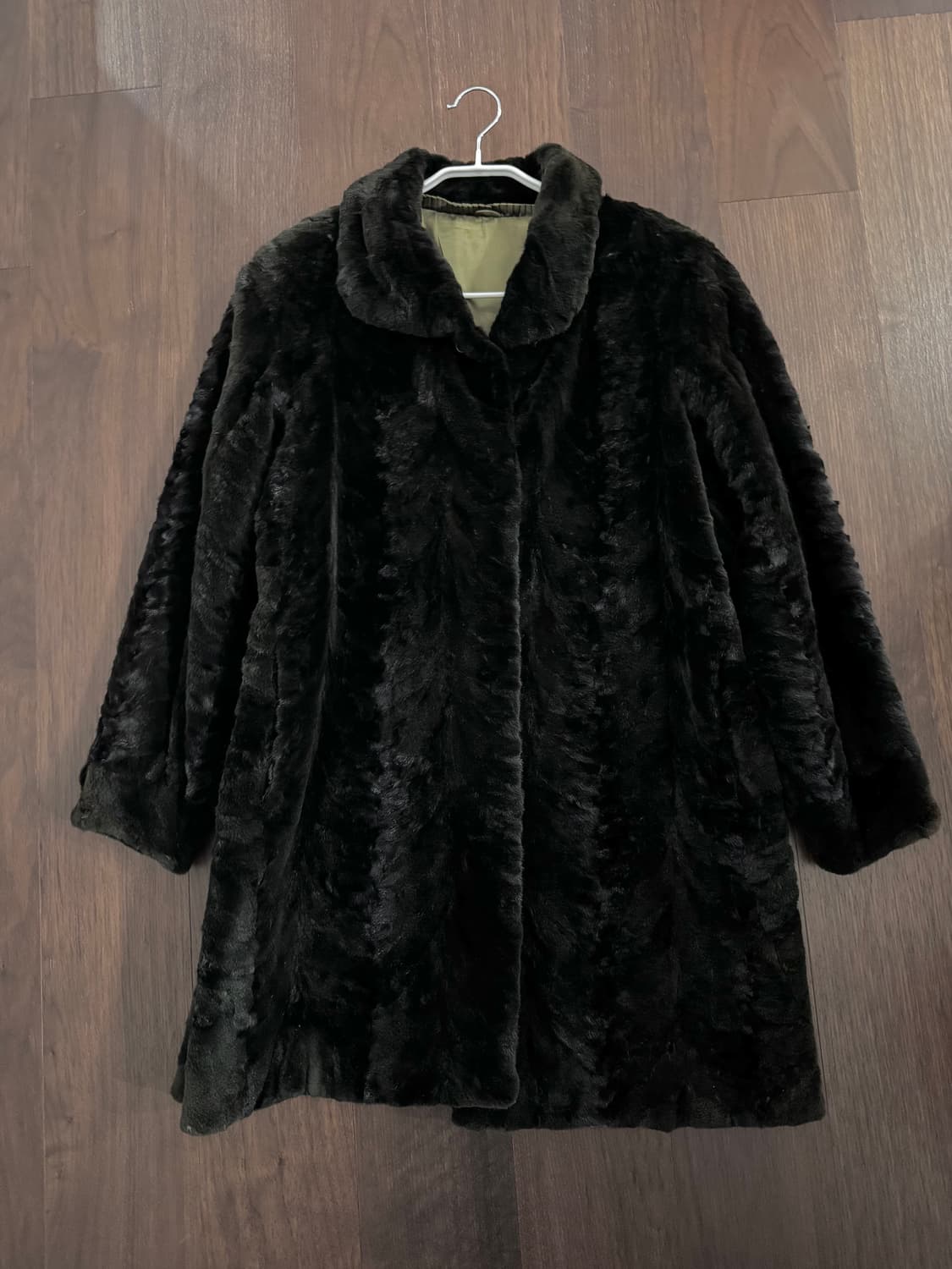 쉬어드밍크 깎은밍크 롱 밍크코트 상품이미지1