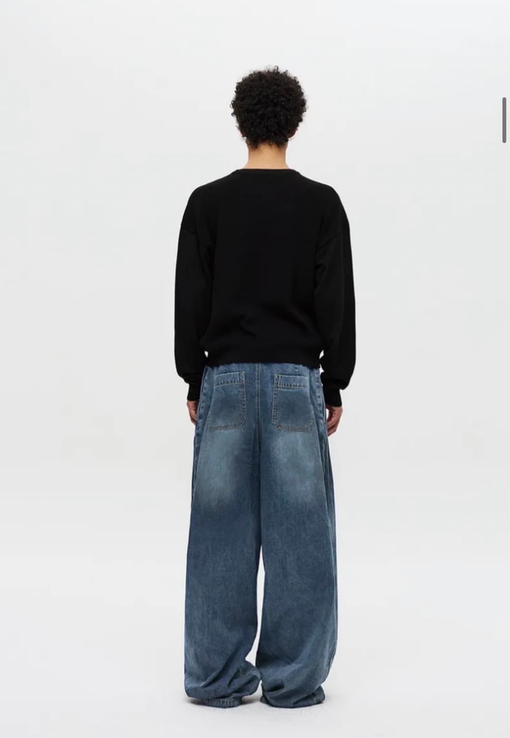 DNSR 디앤써 멀티플리츠 데님 블루 L 상품이미지4