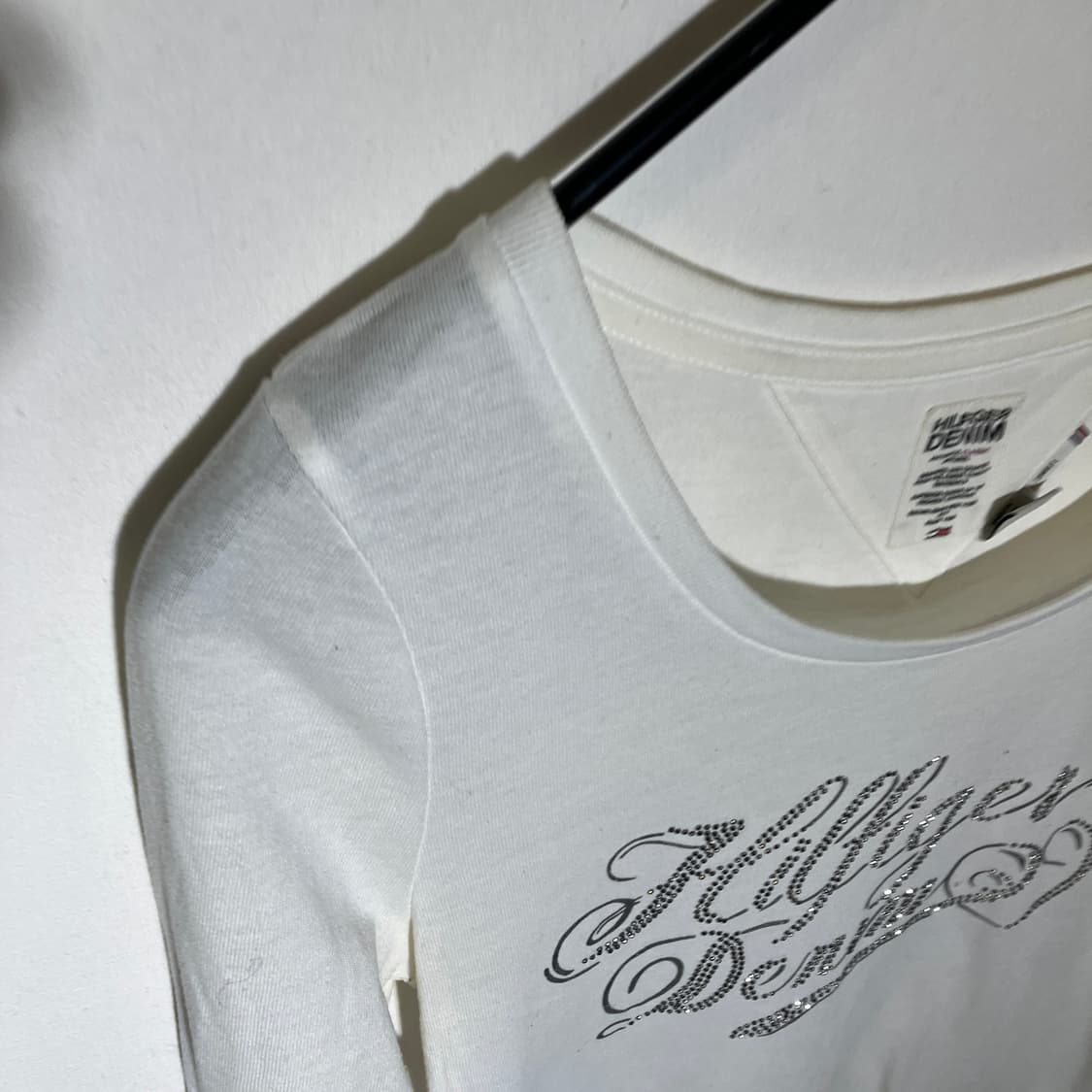 S)타미힐피거 데님 여성 긴팔 티셔츠 롱슬리브 상품이미지2