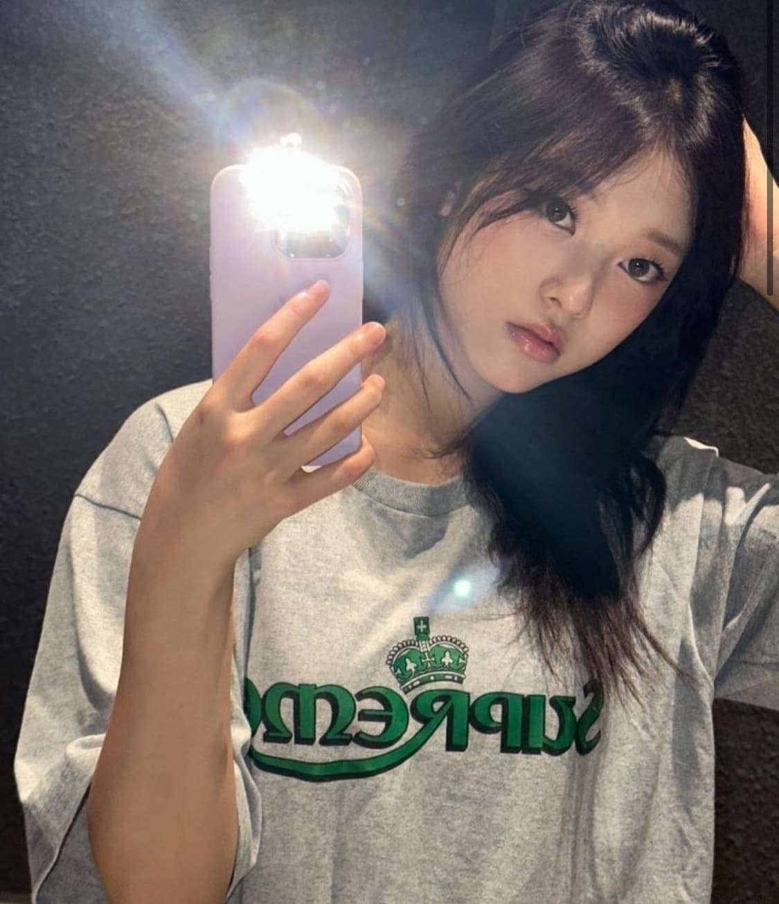 슈프림 크라운 반팔 티셔츠 블랙 S 상품이미지3