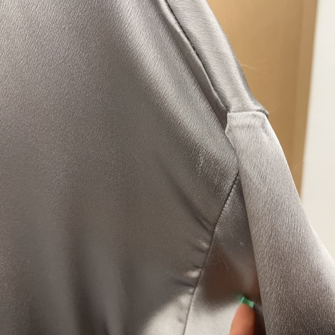 빈티지 일본풍 스카쟌 새틴 바시티 자켓 L C07177 상품이미지10