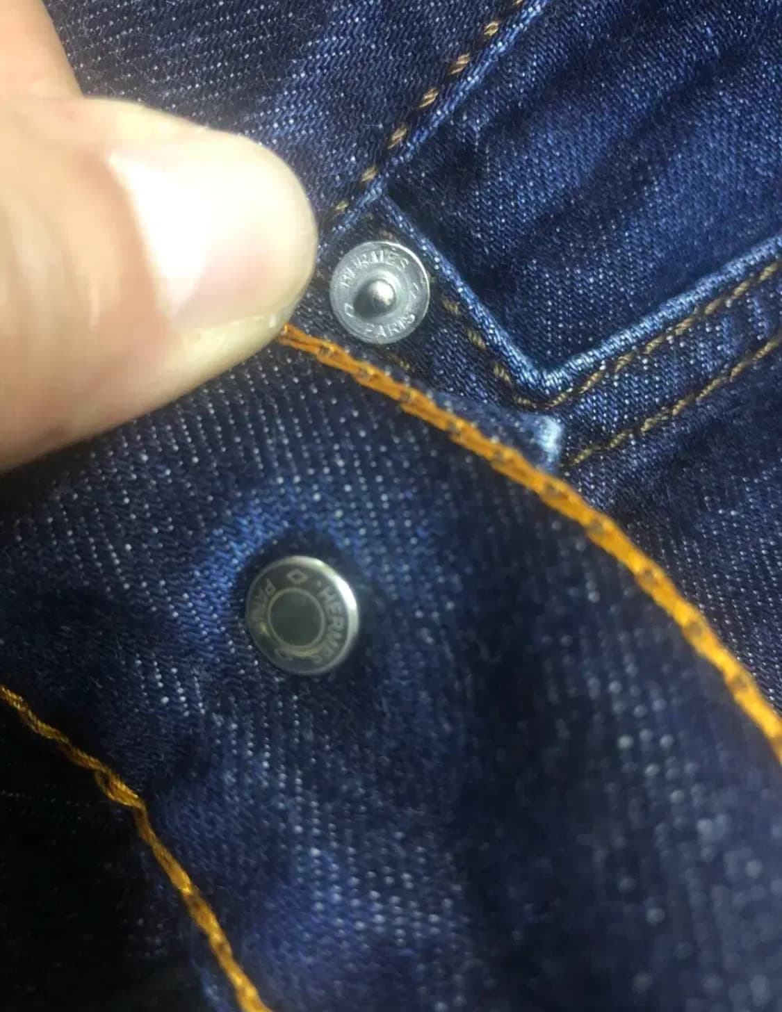 에르메스 셀비지 데님팬츠(코튼)46사이즈(국내30-31 사이즈) 상품이미지7