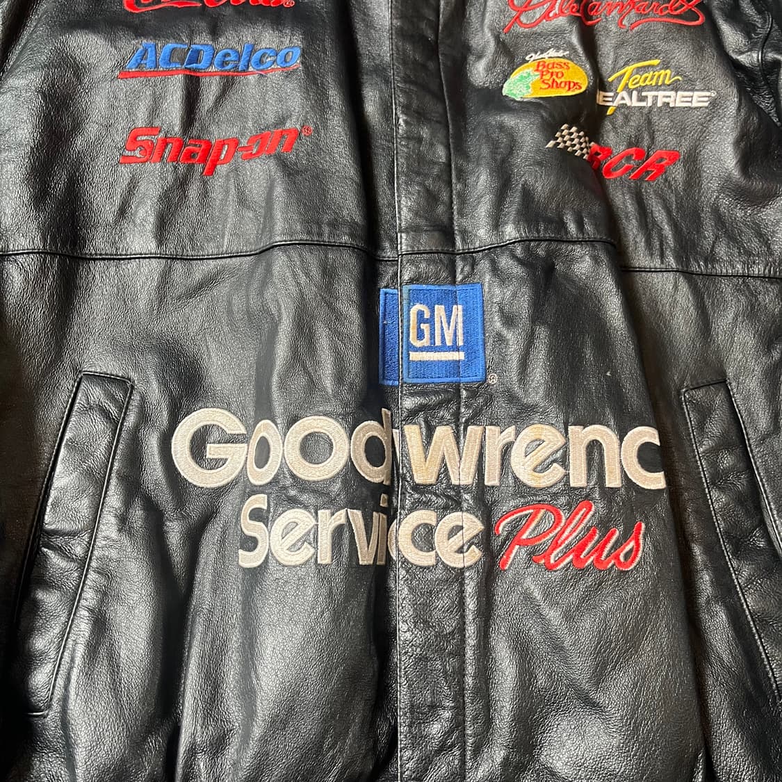 XL 제프해밀턴 GOODWRENCH 레더 레이싱 자켓/W1829 상품이미지4