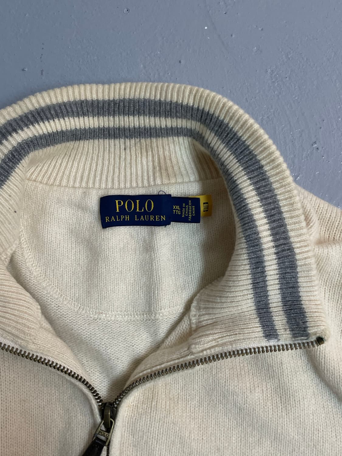 폴로 하프집업 니트  상품이미지5