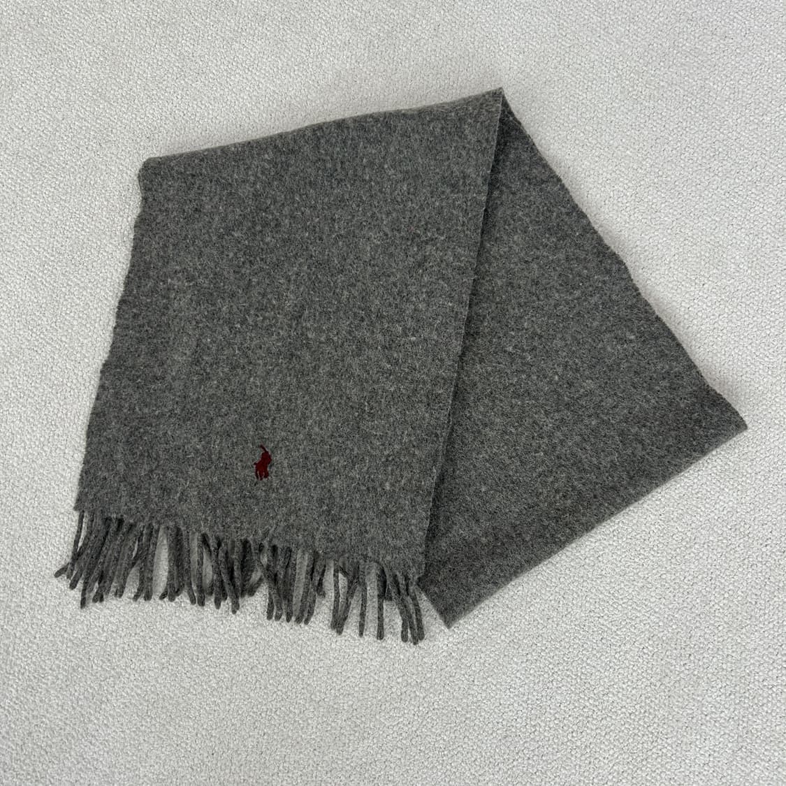 폴로 랄프로렌 회색 머플러 상품이미지1
