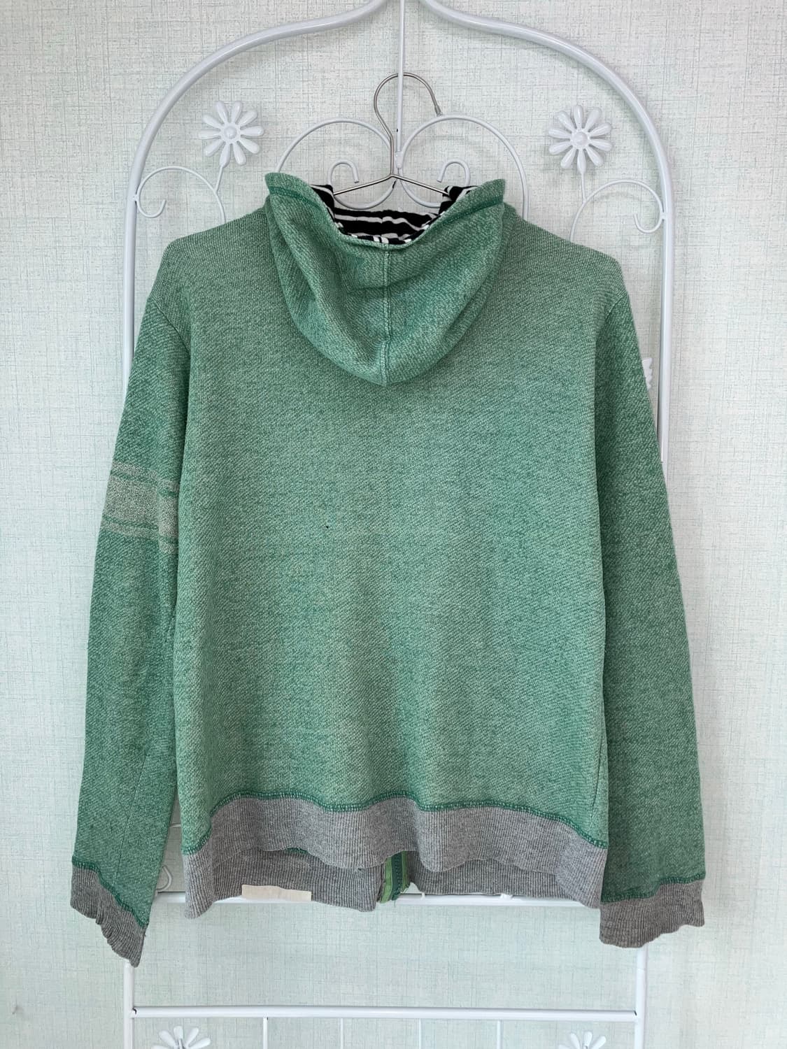 jpn vintage 민트 레터링 후드 지퍼 y2k 스트릿 갸루 펑키 상품이미지2