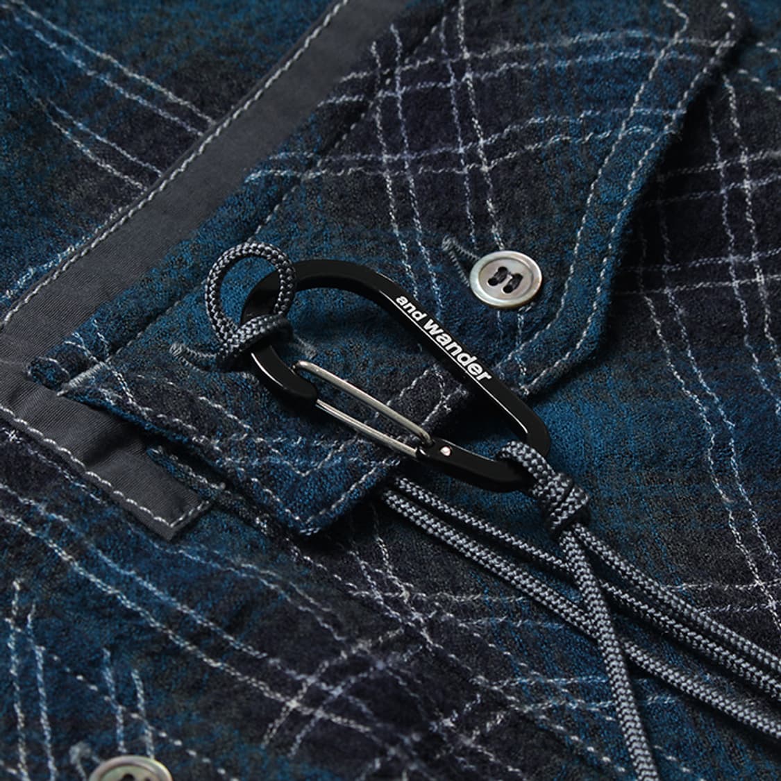  AND WANDER "Blue Check Shirts" 상품이미지6