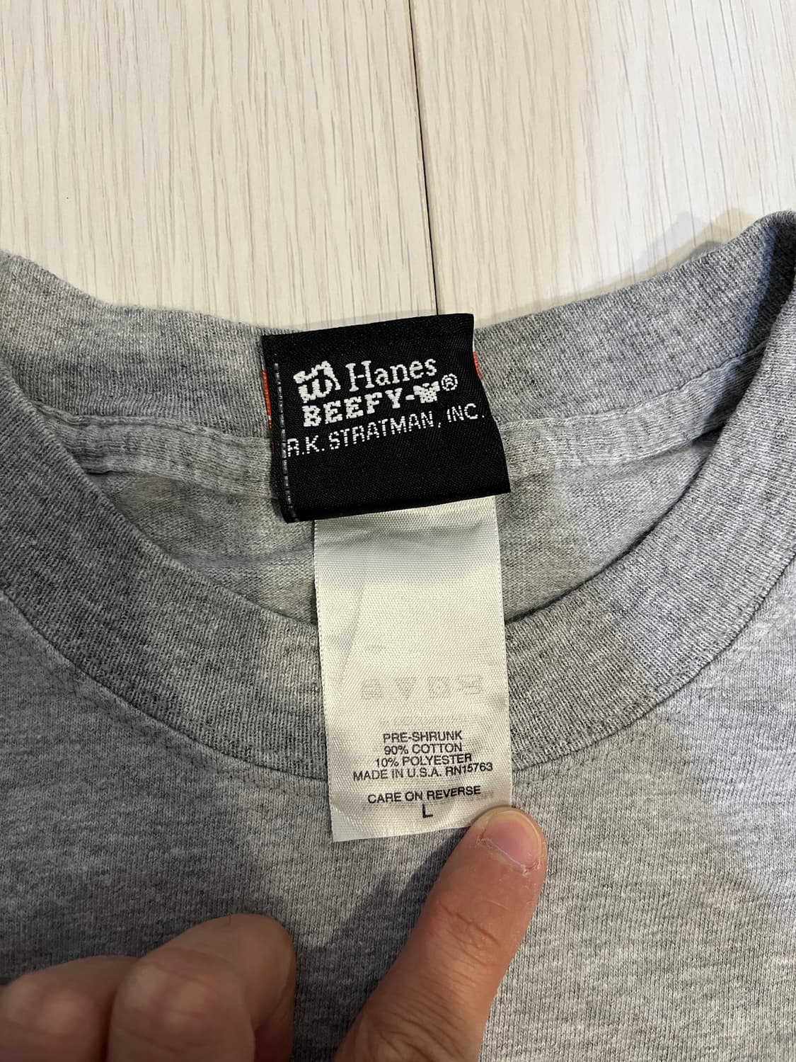 할리데이비슨 빈티지 롱슬리브 L made in USA 상품이미지2