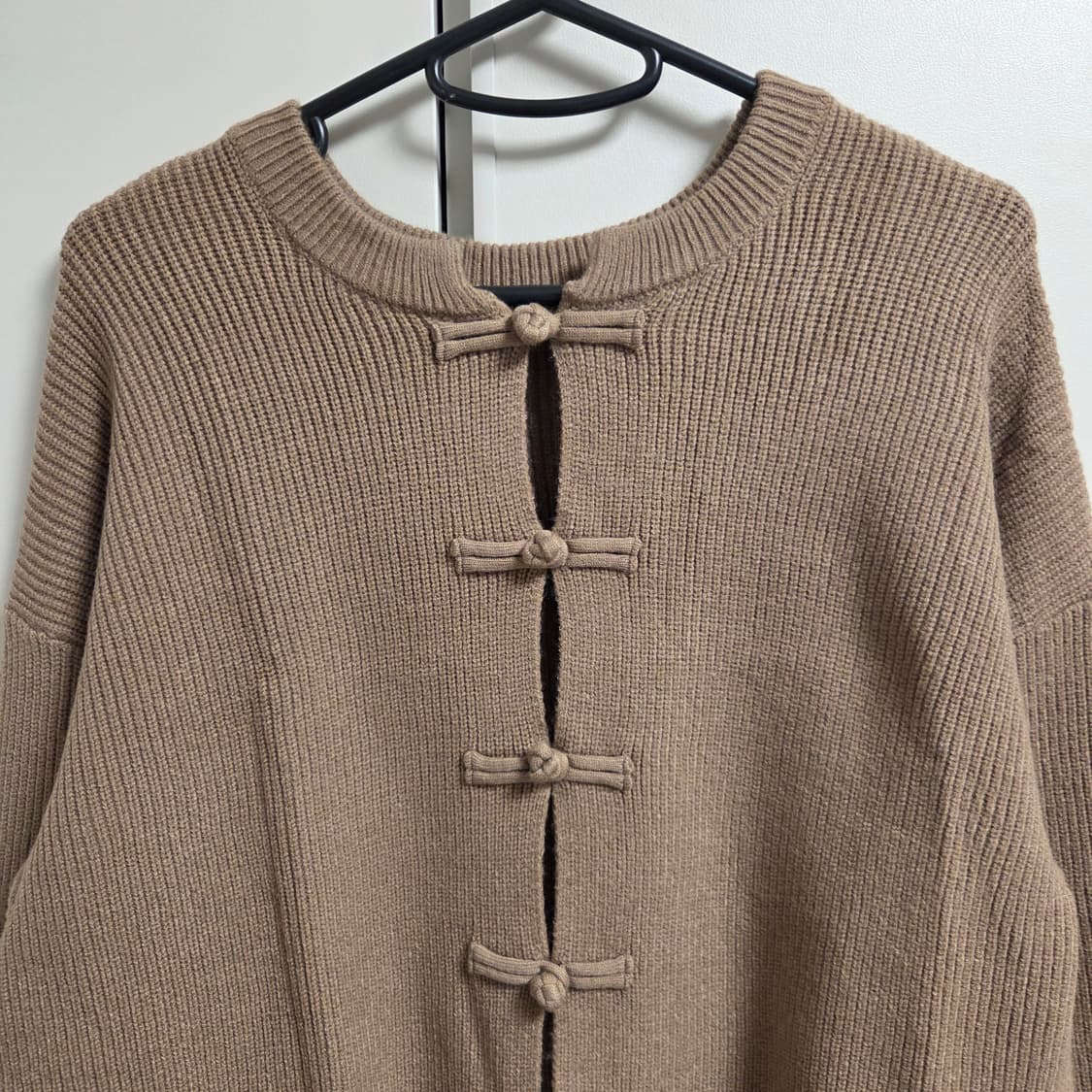 Discoat 재팬 버튼디테일 울혼방 니트 가디건 L(100) 상품이미지2