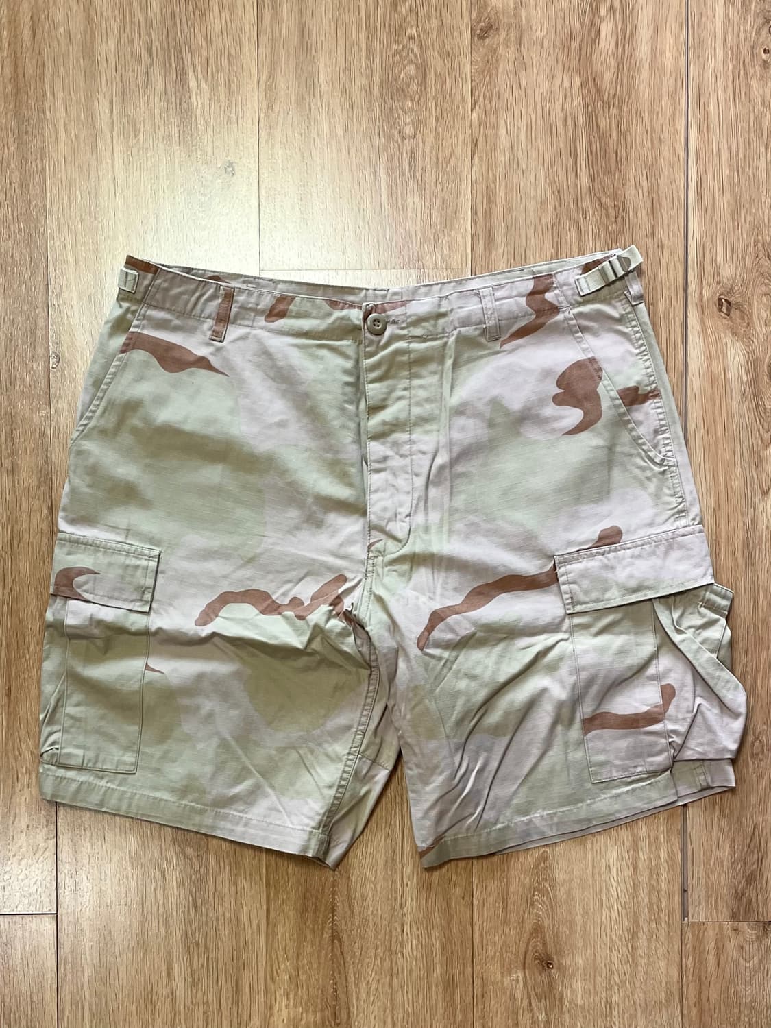 USA 사막삼색 BDU 립스탑 카고 쇼츠 반바지 - 엉덩이 2중 덧댐 상품이미지3