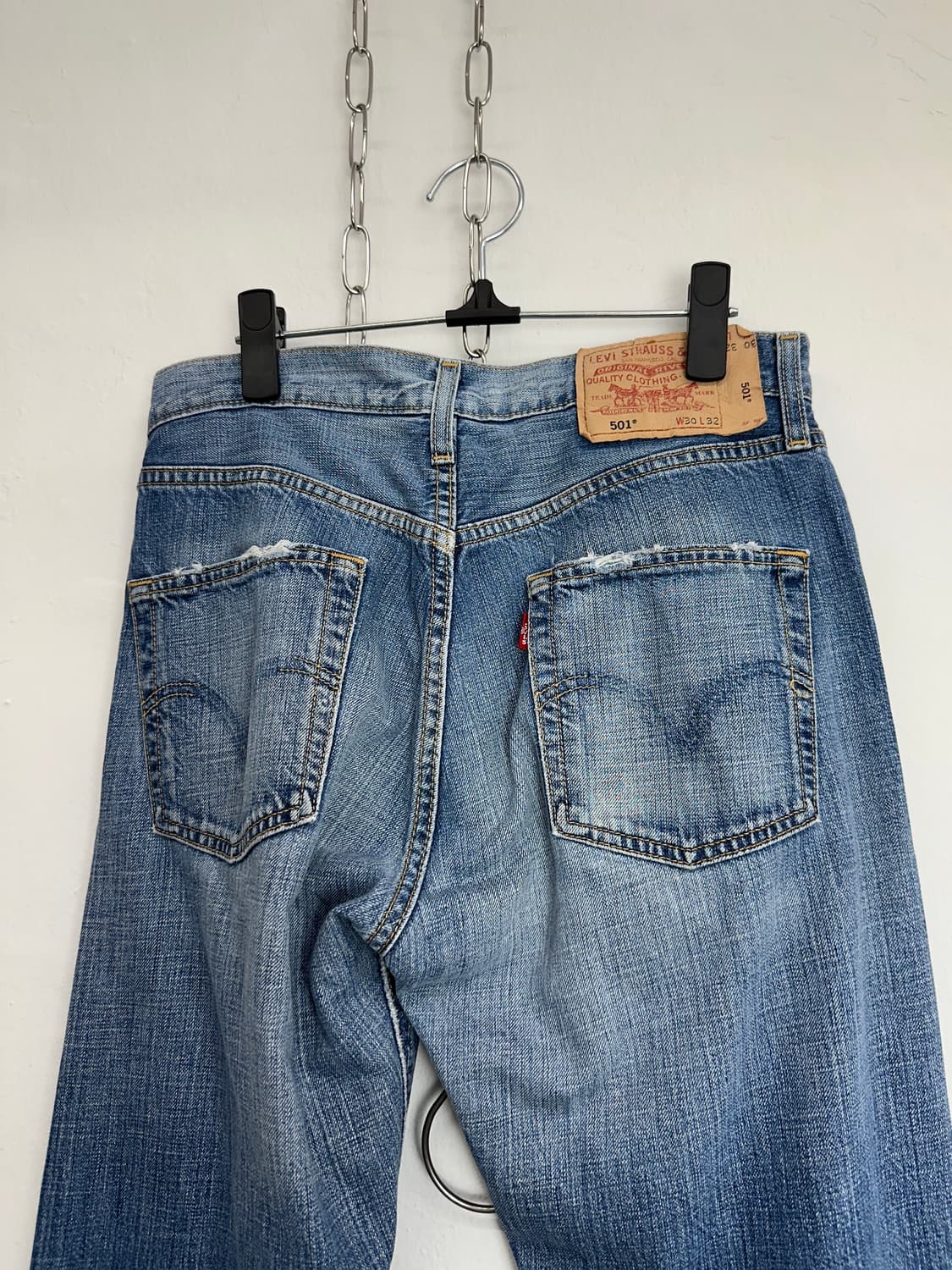 Levi’s 2000s 501 Original Fit Indigo Den 상품이미지4