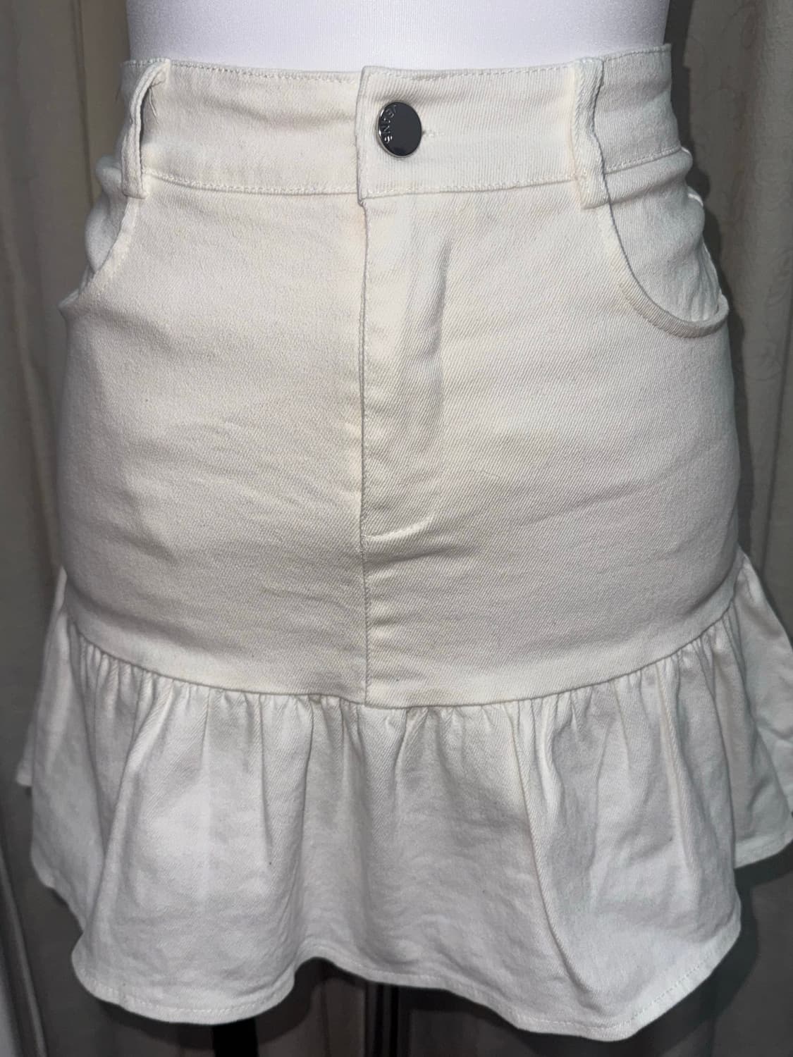 White denim skirt 상품이미지2
