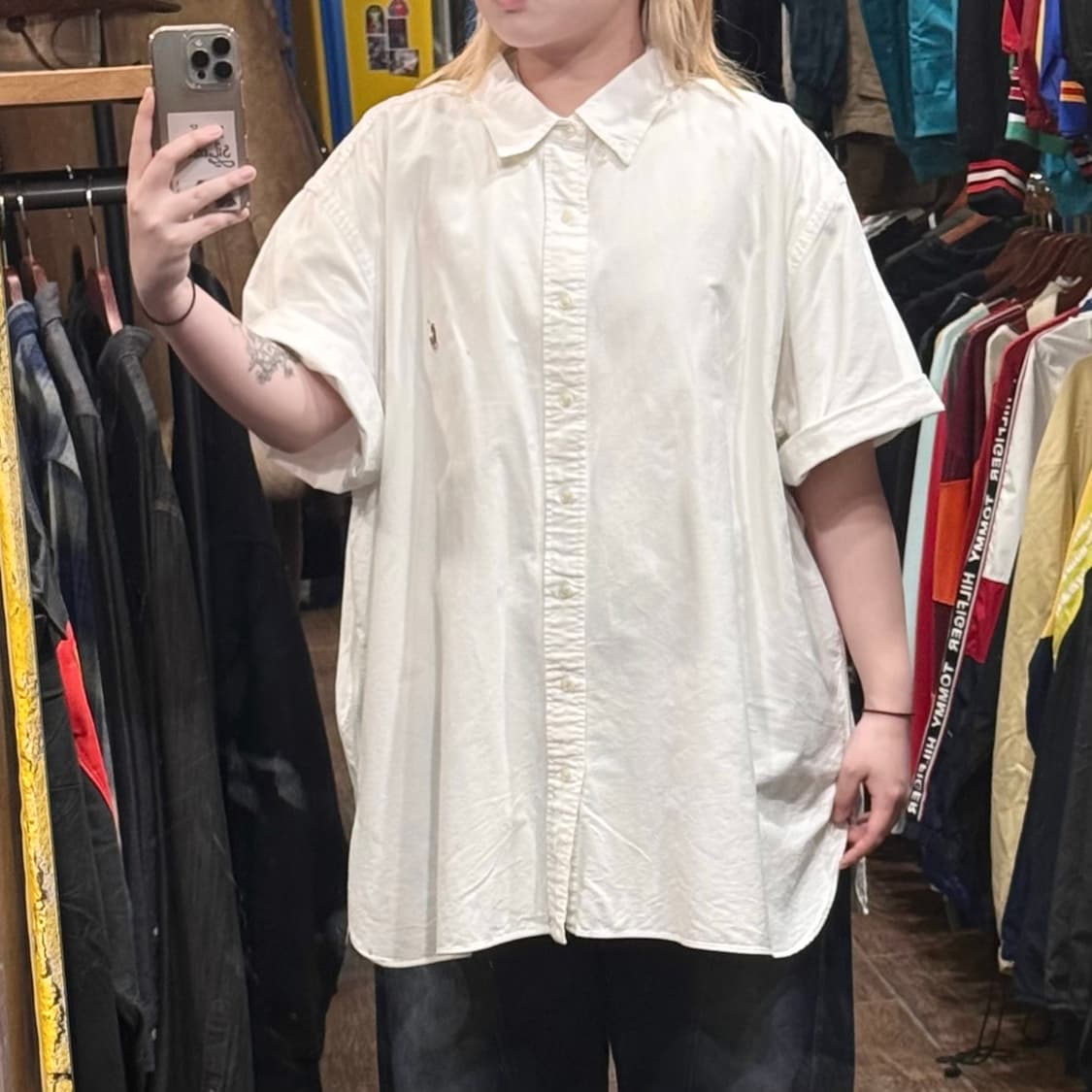 [HI] 폴로 랄프로렌 반팔셔츠 화이트 상품이미지2