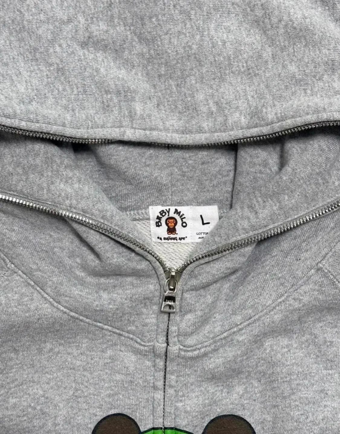 베이프 x 카우스 풀집업 후드 상품이미지4