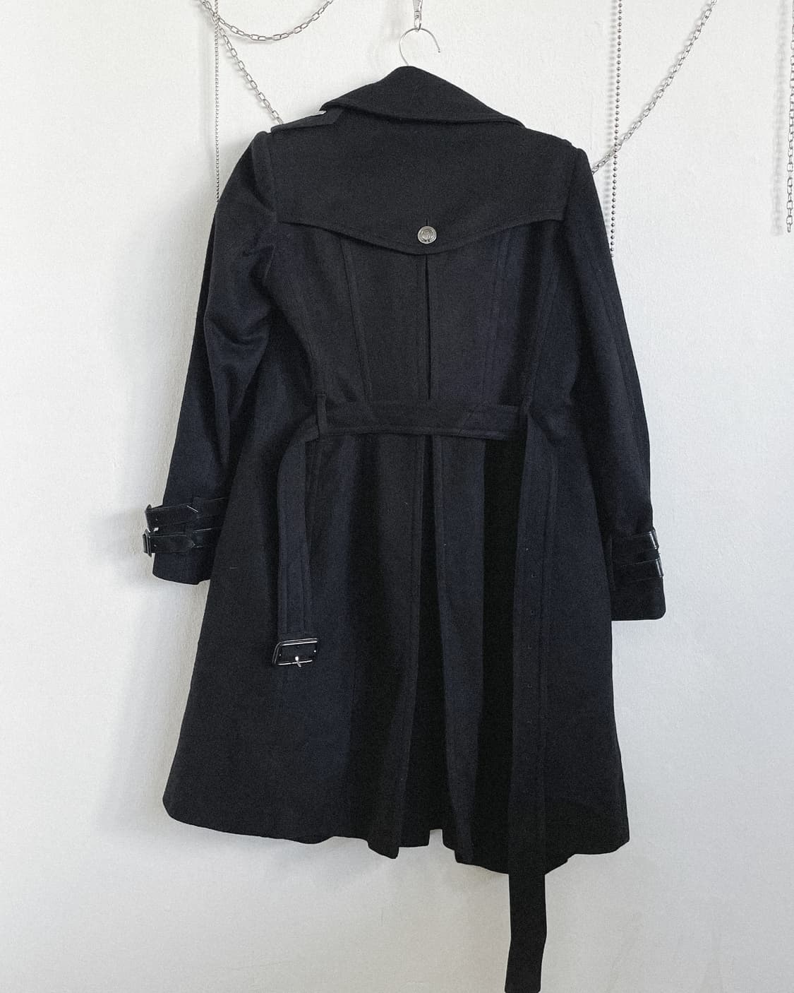 버버리 프로섬 레더슬리브버클 나폴레옹 롱코트 상품이미지7