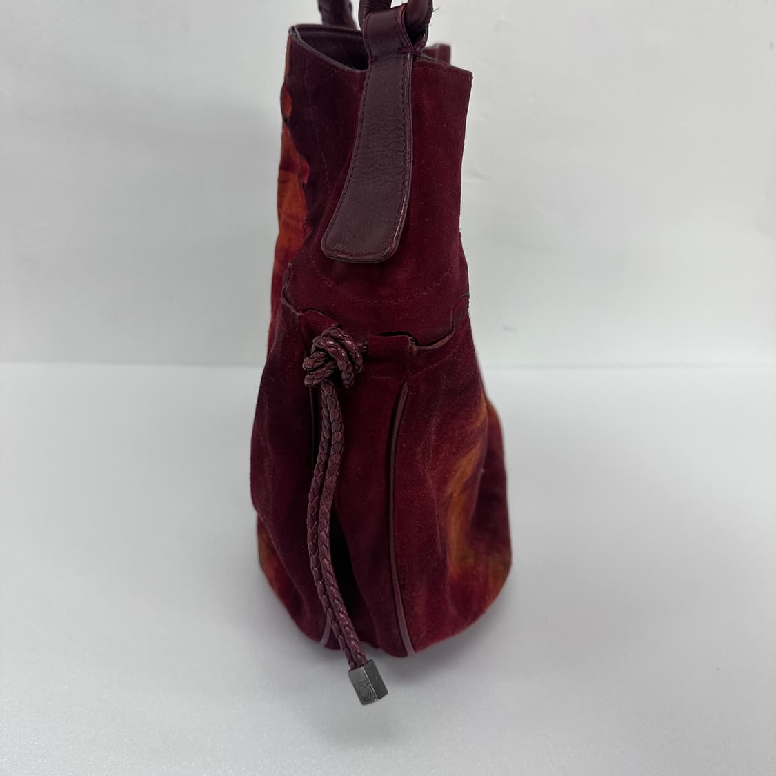 살바토레 페라가모 버건디 가죽 토트백 가방 상품이미지5