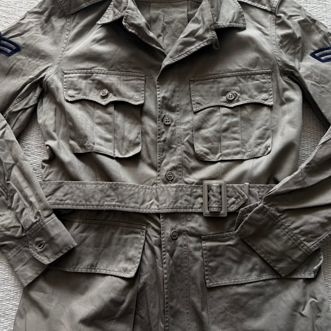 50년대 빈티지 미공군 사파리 자켓  트로피칼 탄 자켓 상품이미지2