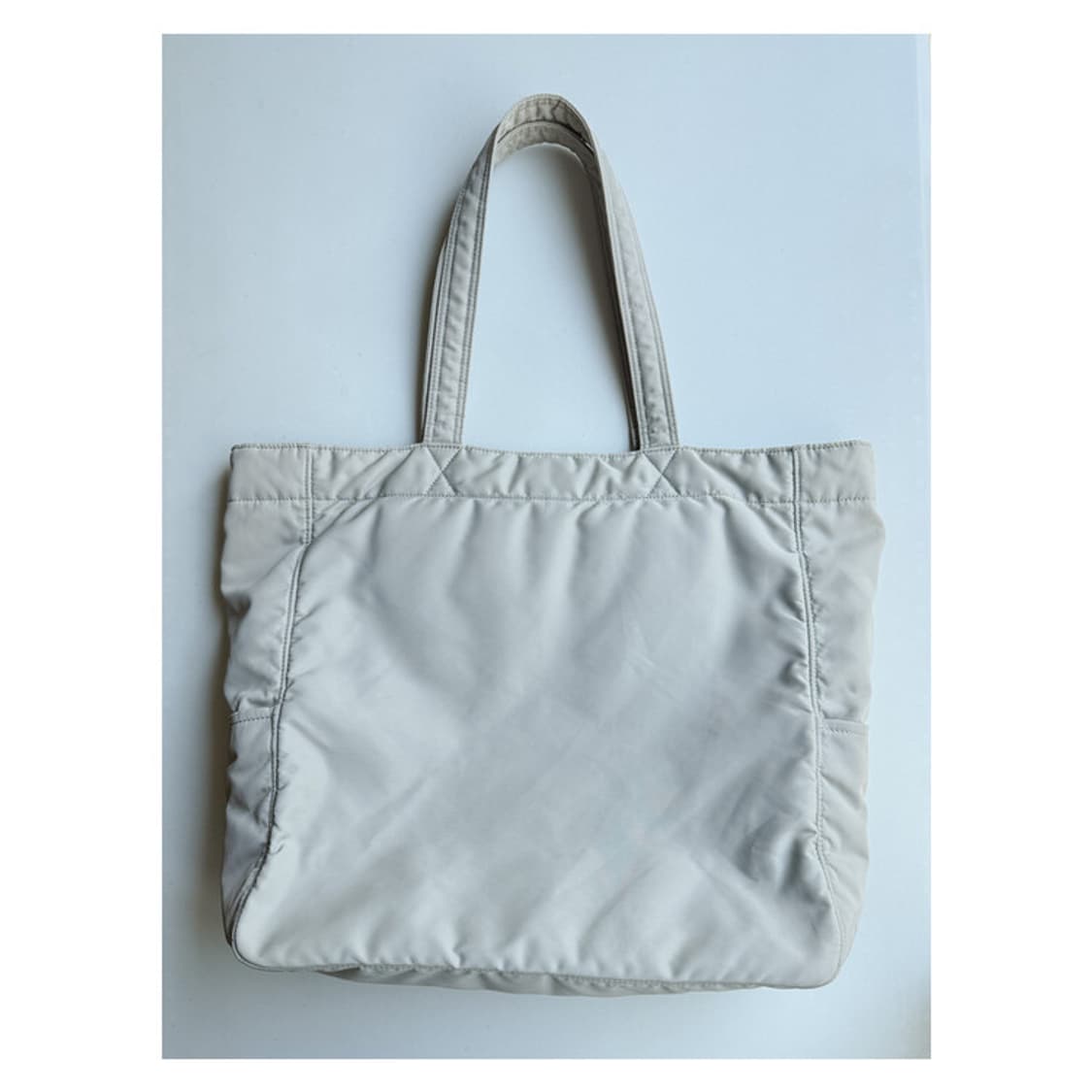 POTER TOTE BAG L (Light Gray & Sky Blue) 상품이미지2