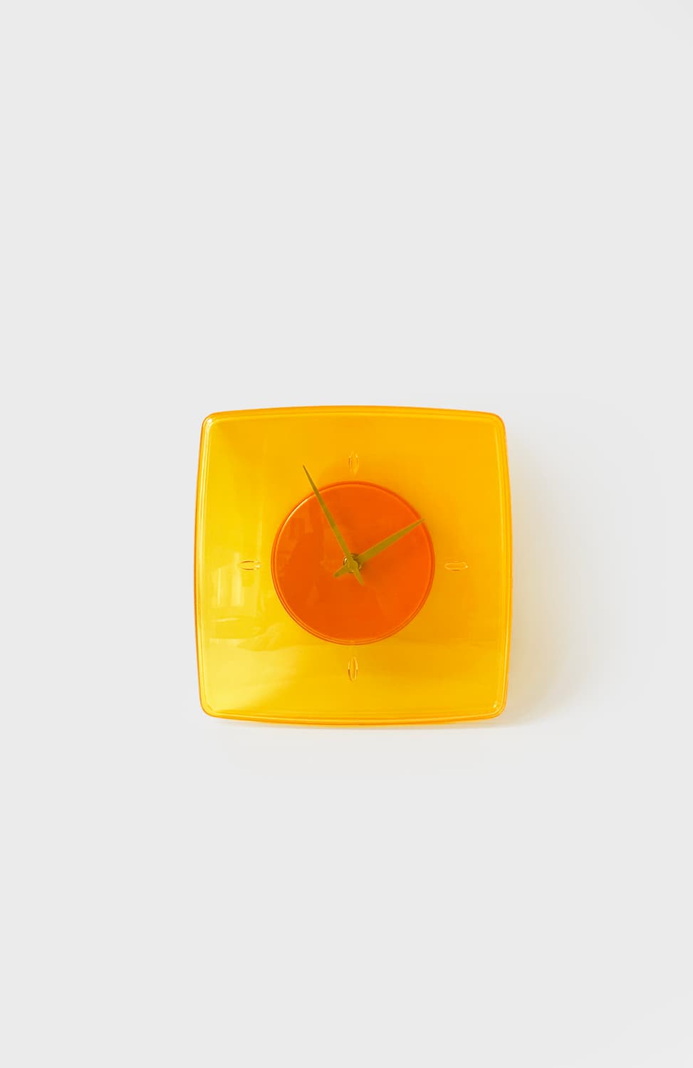 vintage ikea 90's orange wall clock 상품이미지2