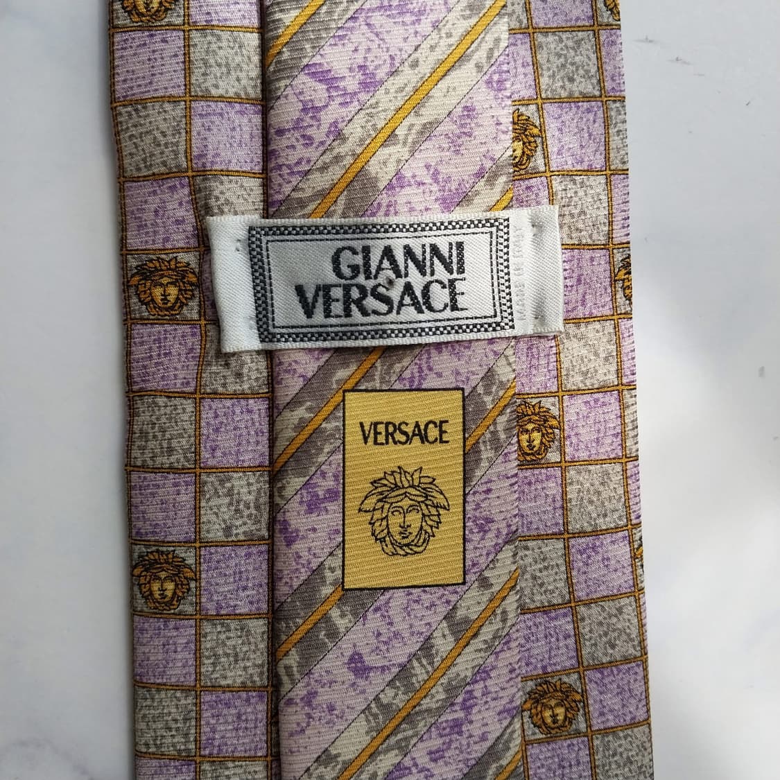 베르사체 넥타이 인디핑크 메두사 패턴 A+등급 K2480
 상품이미지8