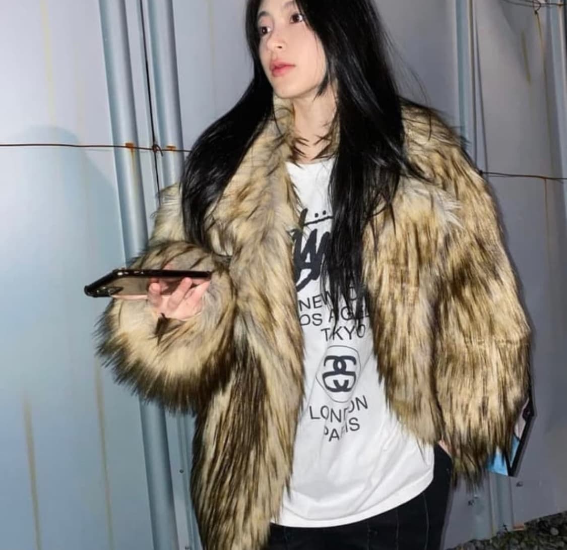 쓰리투에이티 퍼 자켓 상품이미지1