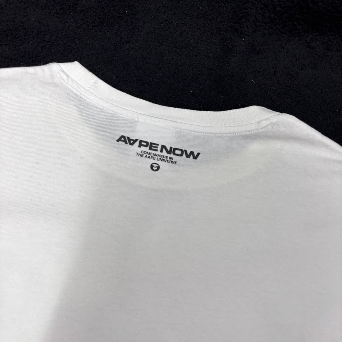 L AAPE NOW 에이프 베이프 화이트 긴팔 롱슬리브 상품이미지4