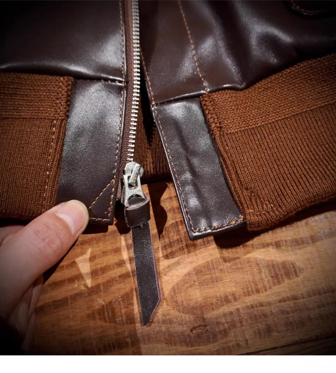 [미개봉] VELUOKLDLY A-2 차심 말가죽 자켓 2XL 상품이미지7